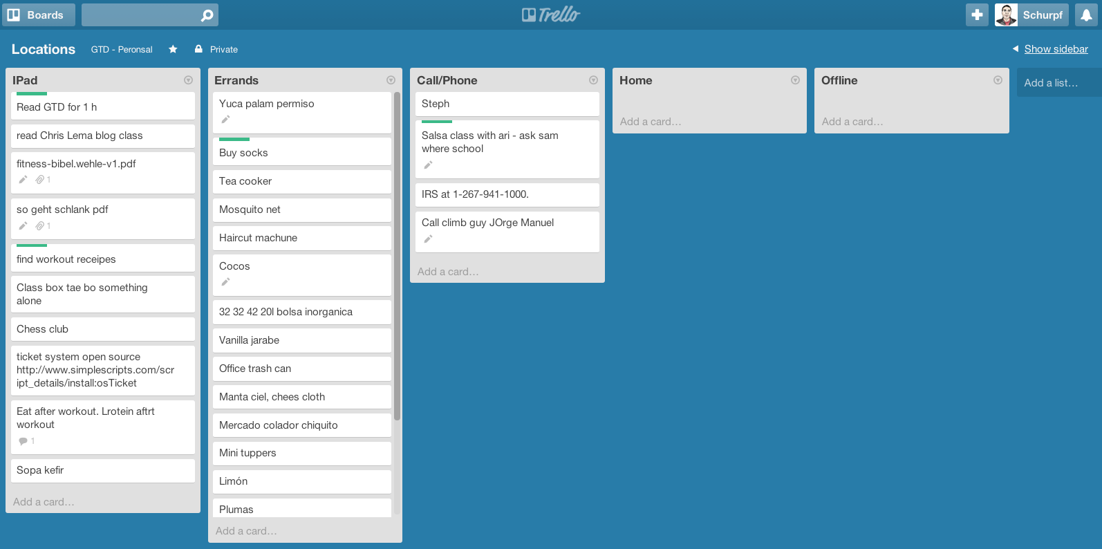 Trello Evernote